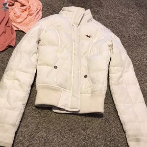 White Nice Hollister jacket